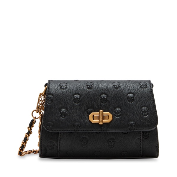 Betsey Johnson Skullicious Small Turlock Flap, Black