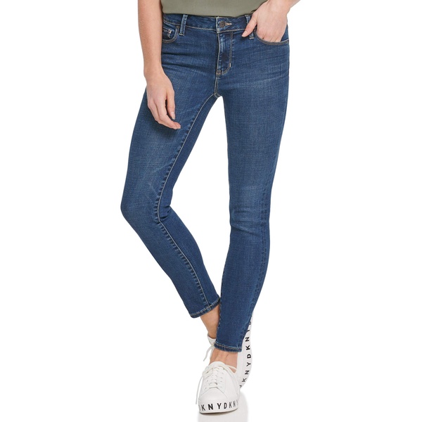 DKNY Women's Varick Mid Rise Skinny Jeans