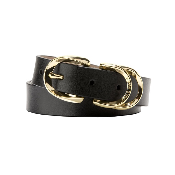 Cole Haan Women's Metal Belt Loop Skinny Dress Belt