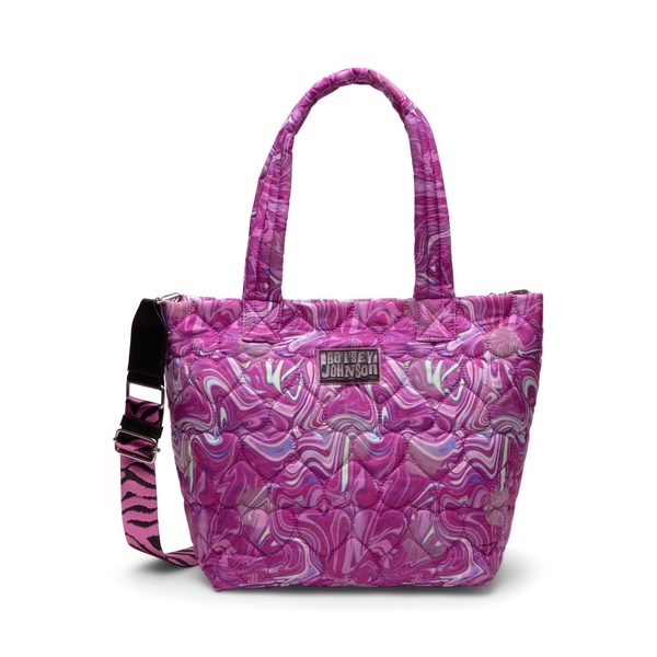 Betsey Johnson Temperature Changing Tote, Pink Multi