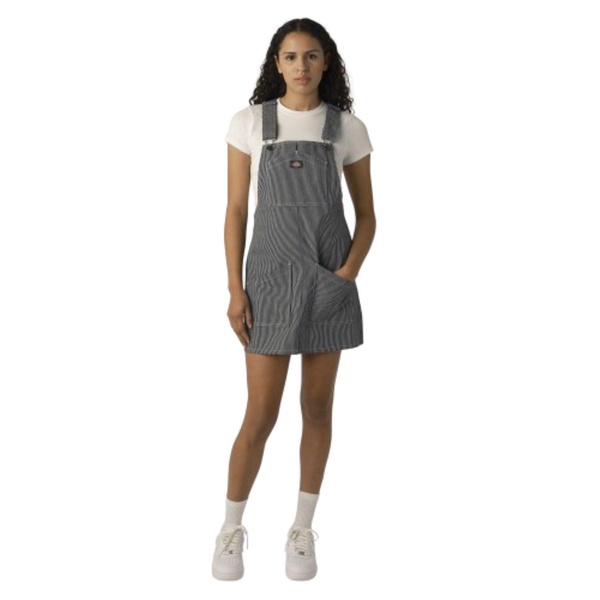 Dickies Womens Yw Hickory Stripe Twill Bib Skirtall