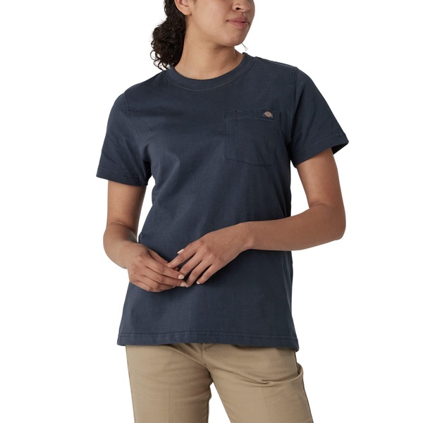 Dickies Women's Short Sleeve Heavyweight Pocket T-Shirt