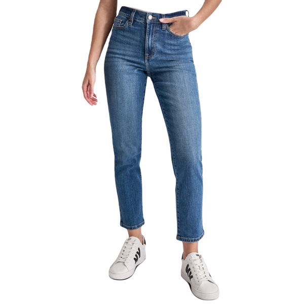 DKNY Women's Slim Straight Crop Jeans