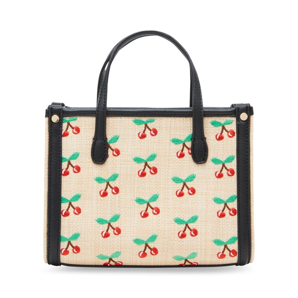 Betsey Johnson Cherry On Top Mini Tote, Beige