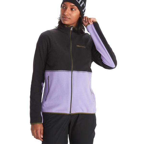 MARMOT Women's Rocklin Full-Zip Jacket - Classic, Warm, Lightweight 100-Weight Fleece Layer