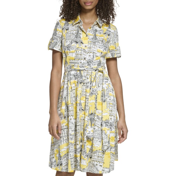 KARL LAGERFELD Women's Soft Colorful Dress