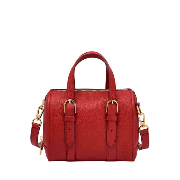 Fossil Carlie Satchel, Garnet