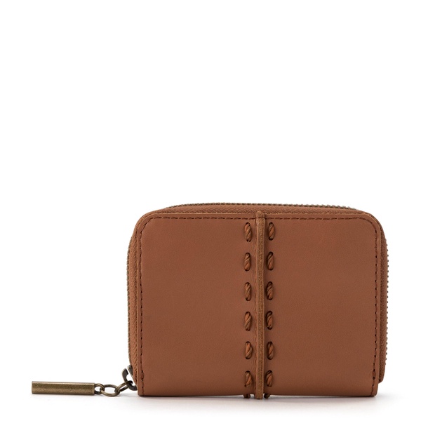 The Sak Los Feliz Medium Wallet in Leather, Tobacco Vachetta