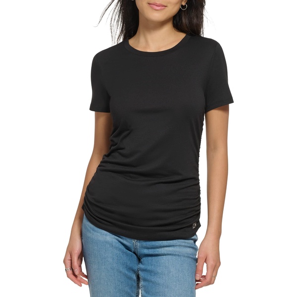 Calvin Klein Womens Sportswear T Shirt,Black,XS