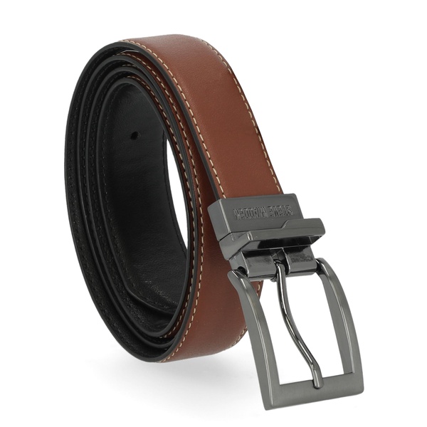 Steve Madden Men's Dress Casual Every Day Leather Belt