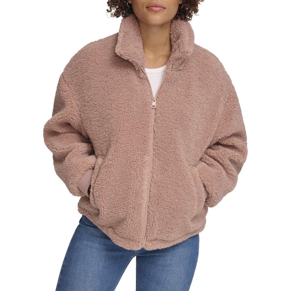 Levi's Women's Zip Up Sherpa Teddy Jacket