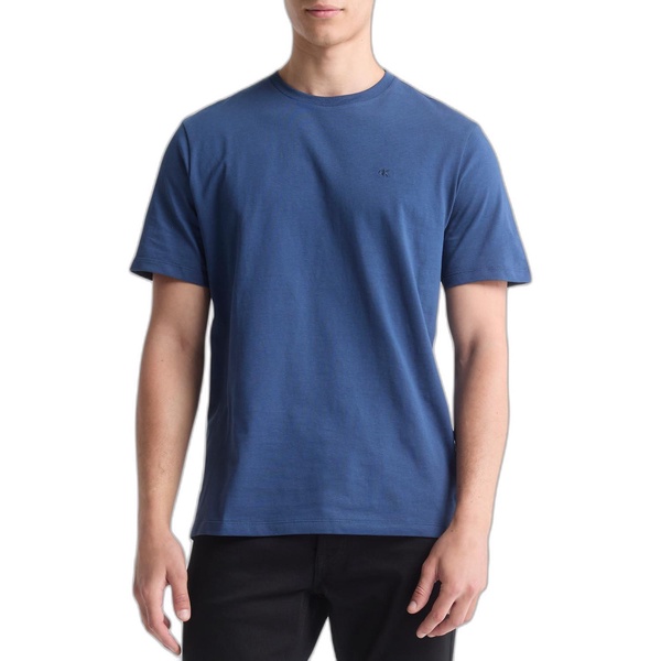 Men's Smooth Cotton Solid Crewneck T-Shirt