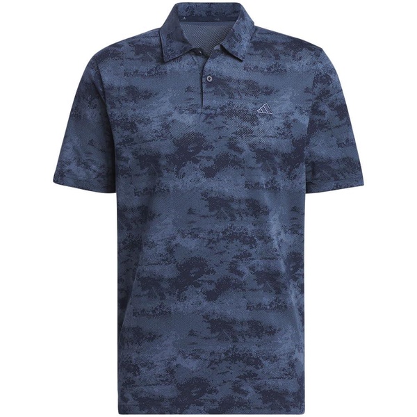 adidas Men's Go-to Printed Mesh Polo Shirt