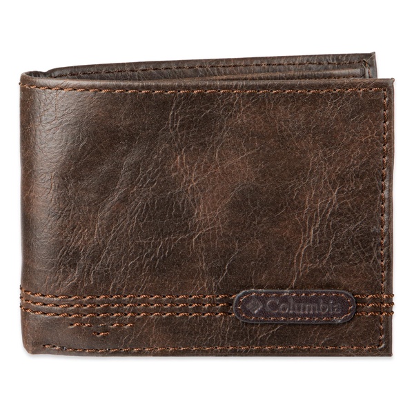 Columbia Men's Everyday Bifold Wallet-Multiple Card Slots, Id Window