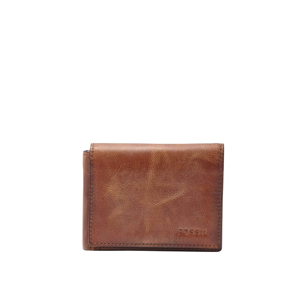 Fossil Men's RFID-Blocking Leather Execufold Trifold Wallet for Men