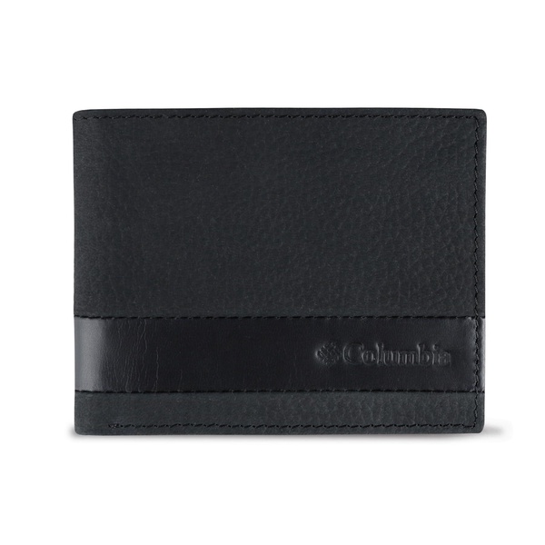 Columbia Men's Everyday Bifold Wallet-Multiple Card Slots, Id Window