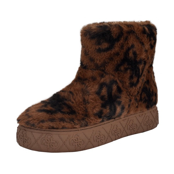 Women's United Faux Fur Slip-On Short Booties