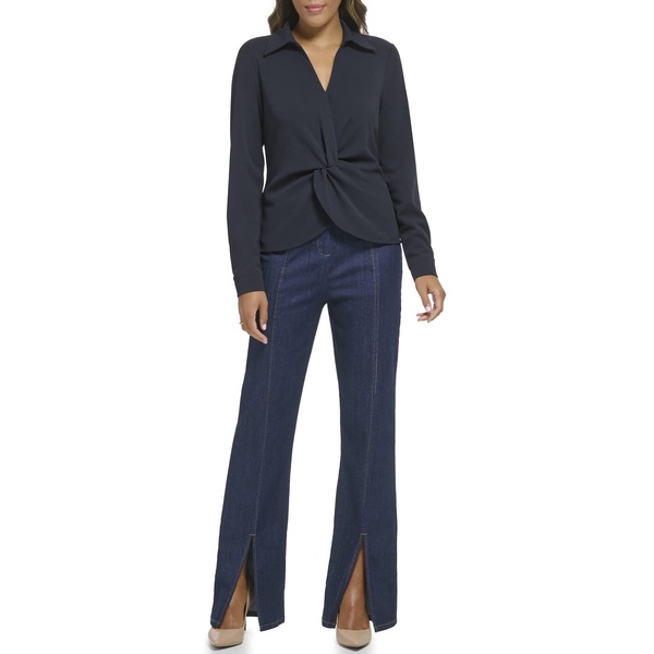 Calvin Klein Women's Long Sleeve Suits Top