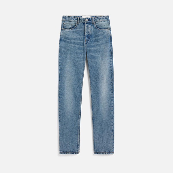 Blue Cotton Classic Fit Jeans