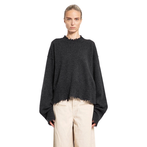 frayed cashmere sweater