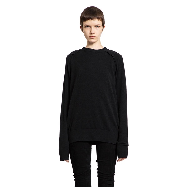 ulu sweater in wool cashmere flannel knit