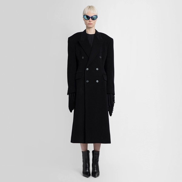 cinched cashmere coat