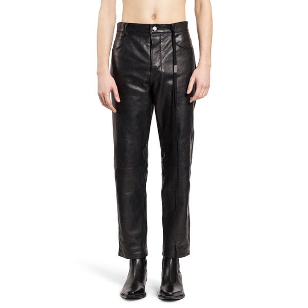 govaart 5 pocket leather trousers