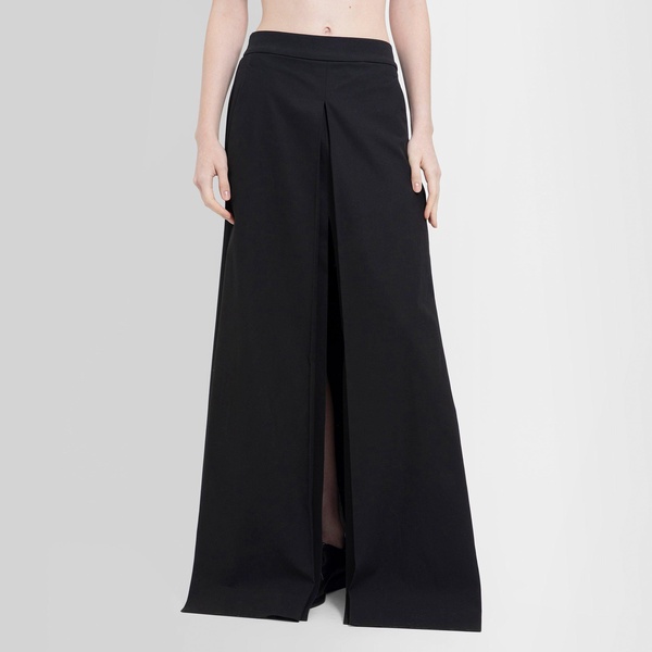 flynn long internal pleat skirt