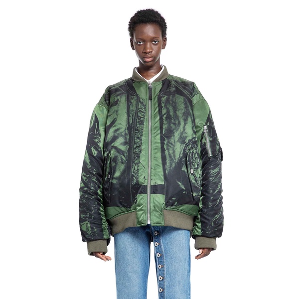 trompe l'oeil bomber printed bomber