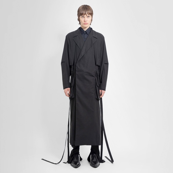 ronny long trench coat