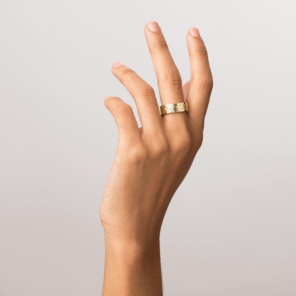 AURATE X MACENNA: Rose Garden Ring