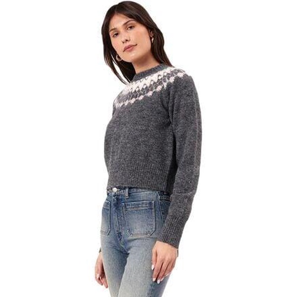 Fair Isle Knit Sweater - Women's