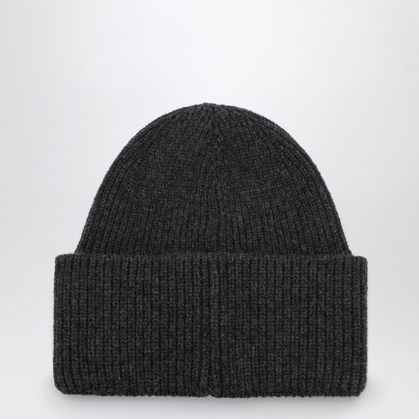 Destin Anthracite Wool And Cashmere Beanie