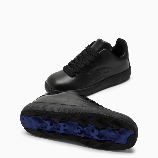 Burberry Box Black Leather Trainer