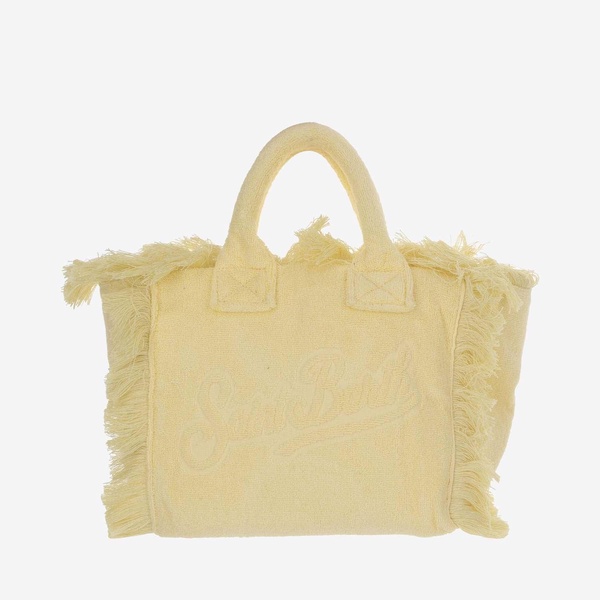 Mc2 Saint Barth Colette Terry Cloth Tote Bag With Embroidery