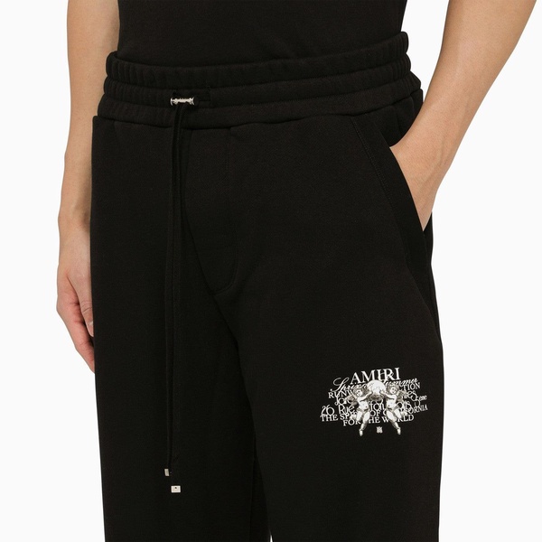 Amiri Black Logoed Jogging Trousers