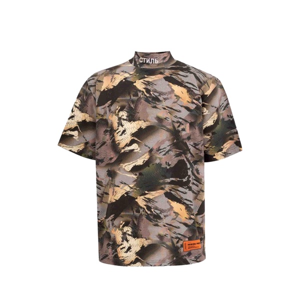 Heron Preston Camouflage Print T-Shirt Men