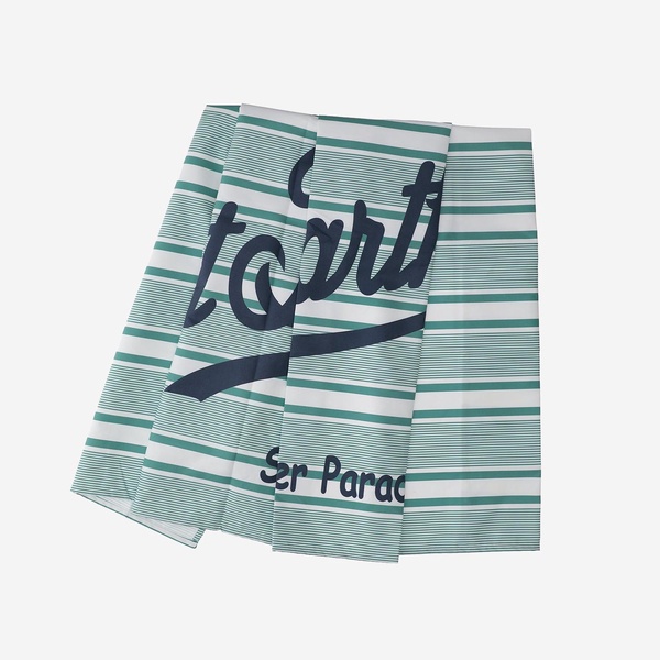 Mc2 Saint Barth Aidan Microfiber Beach Towel With Striped Pattern