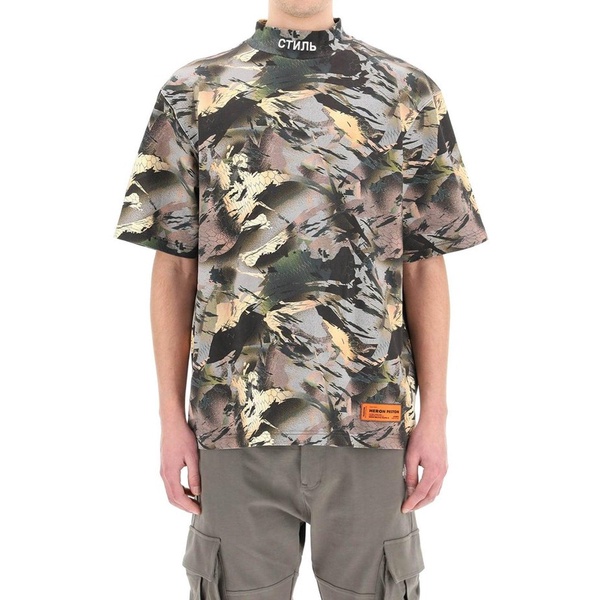 Heron Preston Camouflage Print T-Shirt Men