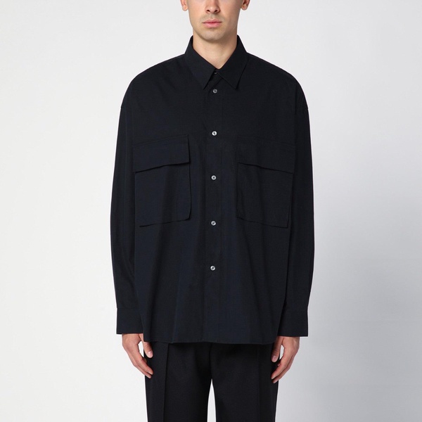 Studio Nicholson Black Over Frame Shirt