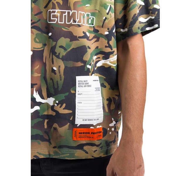 Heron Preston Camouflage T-Shirt Men