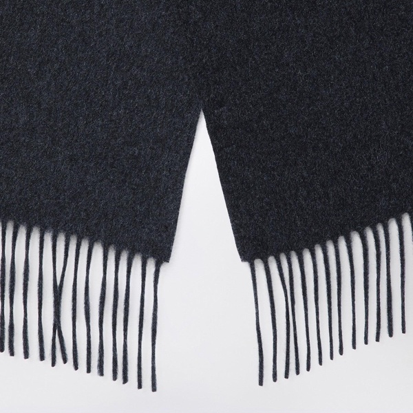 Destin Dark Grey Wool Scarf