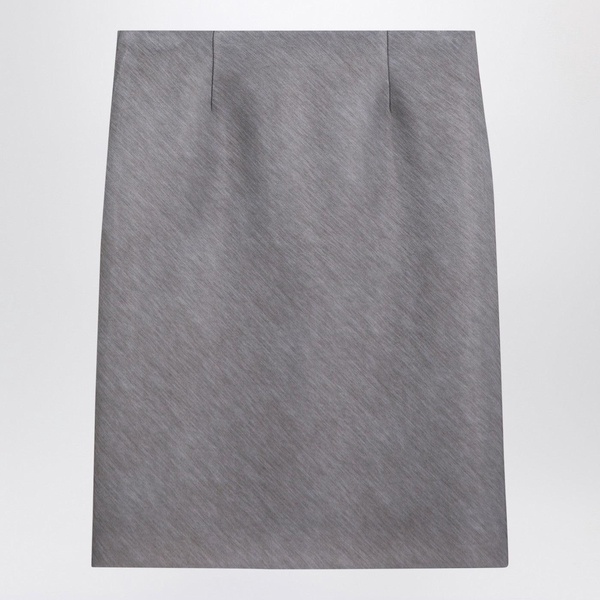 Philosophy Grey Pencil Skirt