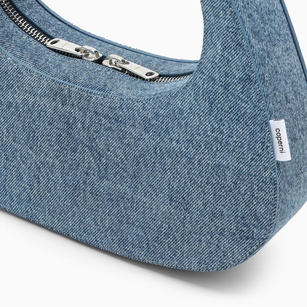 Coperni Baguette Swipe Bag In Denim