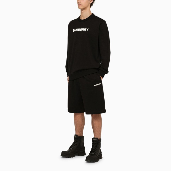 BURBERRY Men's Puff Logo Sweatshirt in Black for SS24