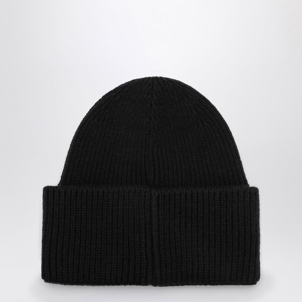 Destin Black Wool And Cashmere Beanie