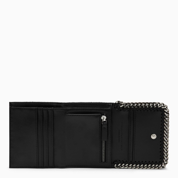 Stella Mc Cartney Black Small Falabella Wallet