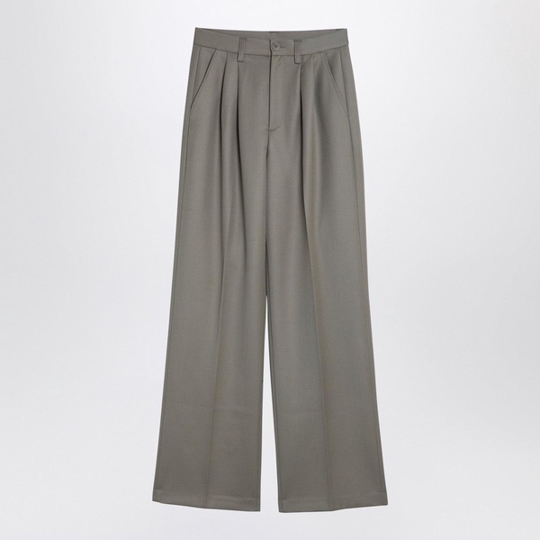 Anine Bing Khaki Wool Trousers