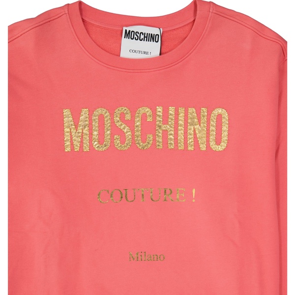 Moschino Couture Couture Cotton Logo Sweatshirt