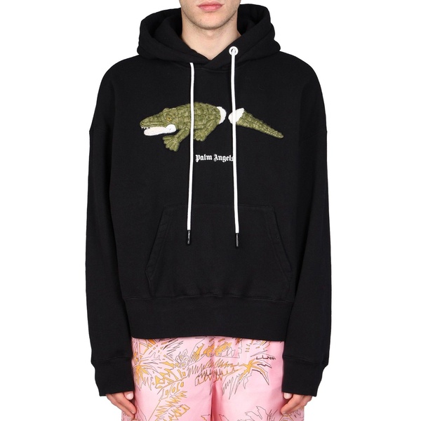 Palm Angels Crocodile Hooded Sweatshirt